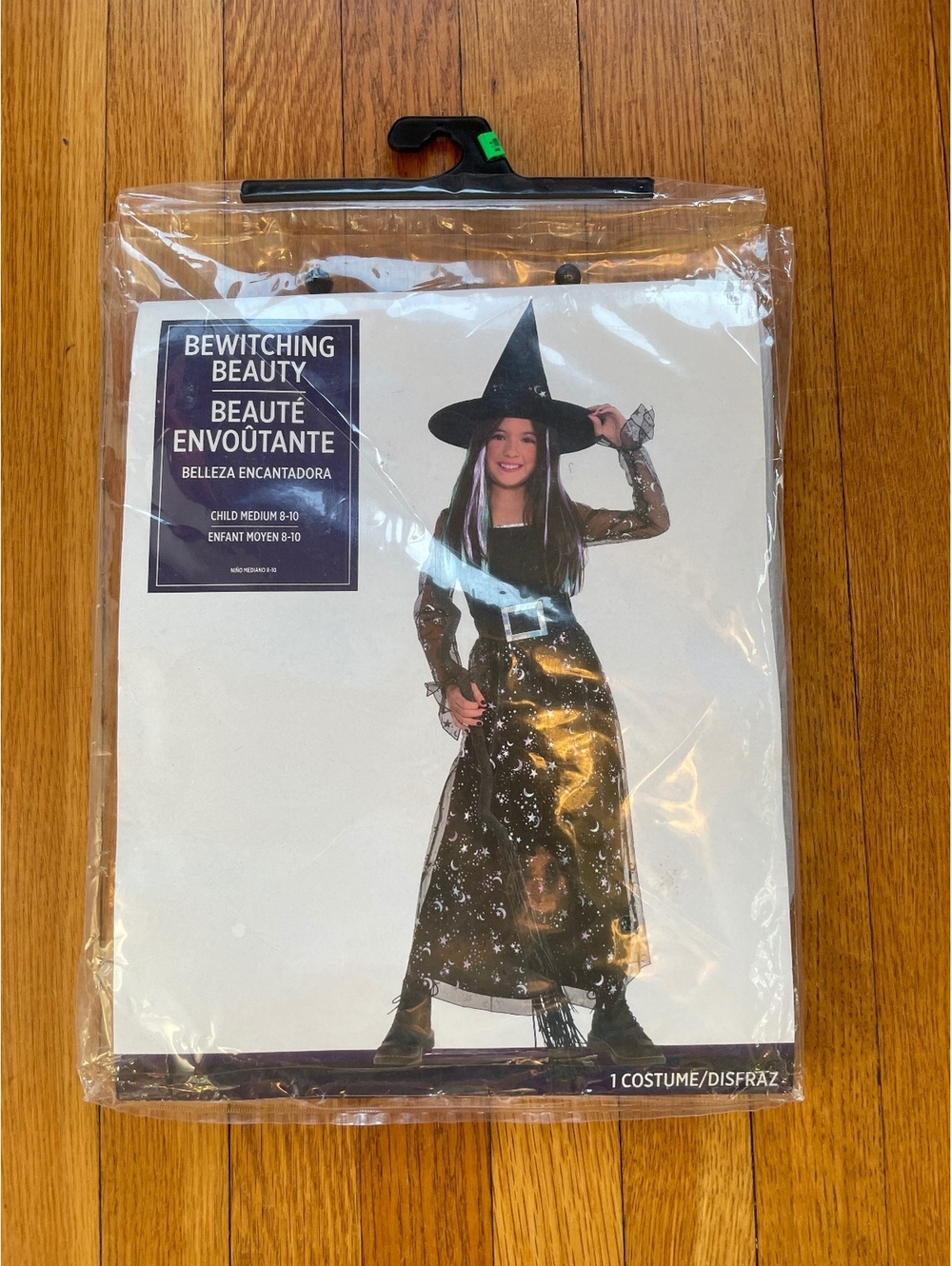 Amscan Bewitching Beauty Girls Witch Costume Celestial Stars Medium 8-10